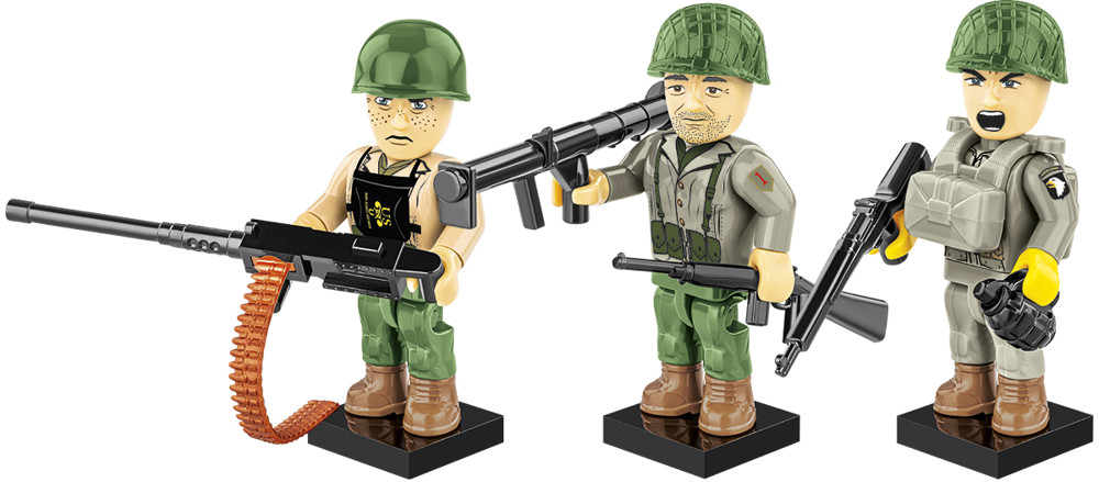 Image de Cobi D-Day Soldaten US Army Figuren und Bewaffnung Set 2054