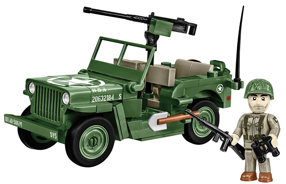 Immagine di Willys MB Jeep Fahrzeug Historical Collection WWII US Army COBI 2296