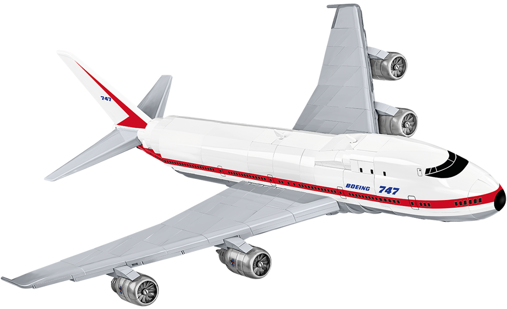 Image de Boeing 747 Jumbo-Jet "First Flight" Zivilflugzeug COBI 26609 Boeing Baustein Set VORBESTELLUNG Lieferung ab Ende KW24