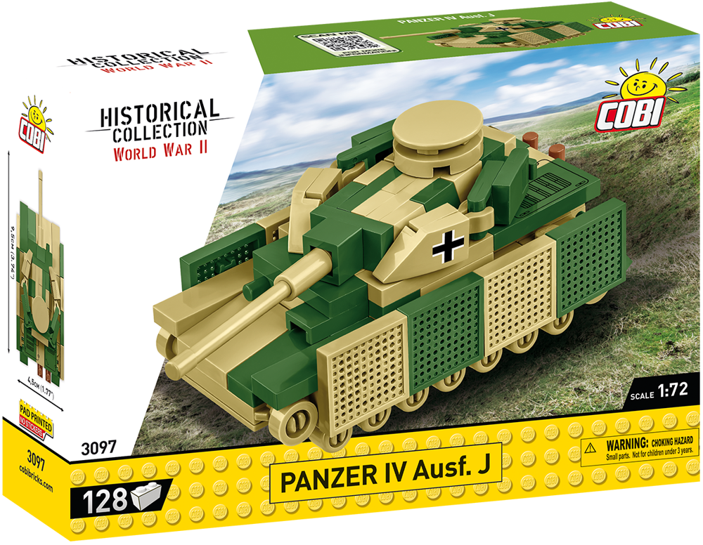 Picture of Panzer IV Ausführung J WWII Historical Collection Baustein Set COBI 3097