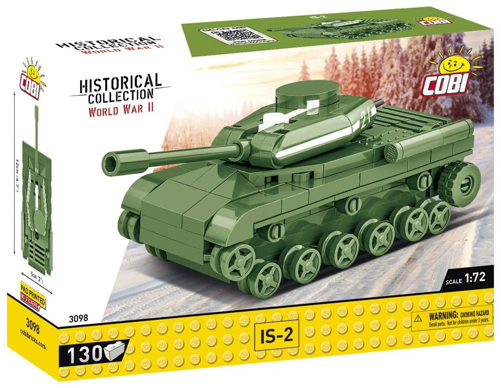 Image de Panzer IS-2 WWII Historical Collection Baustein Set COBI 3098