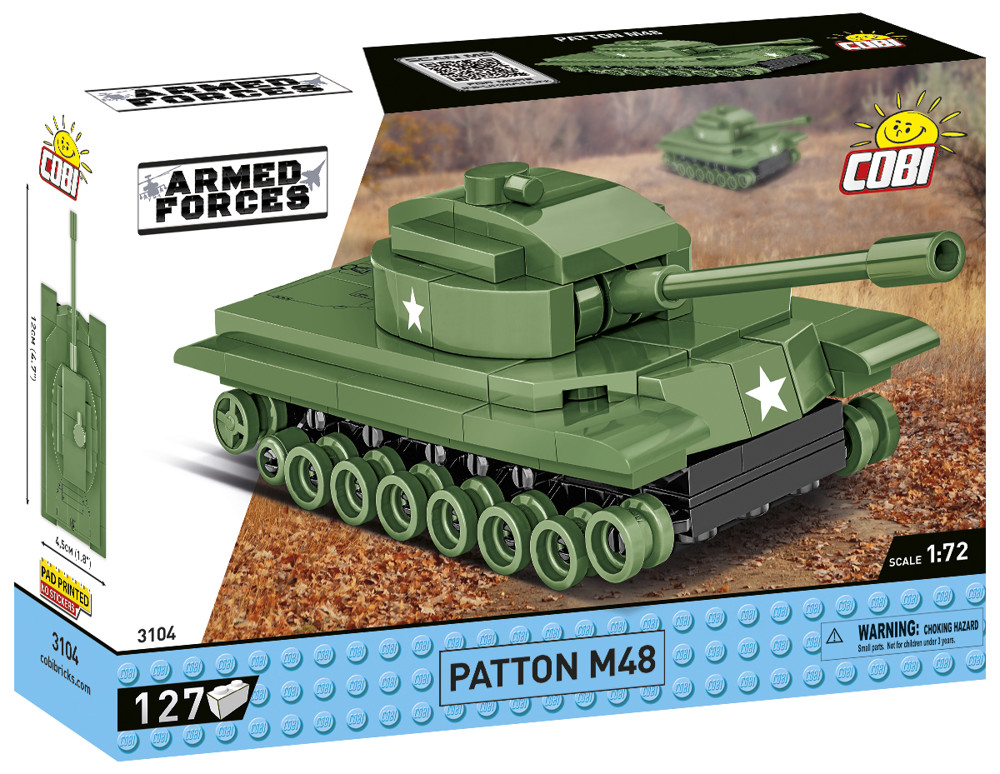 Image de Patton M48 Panzer Baustein Set Armed Forces COBI 3104 VORBESTELLUNG Lieferung Ende KW24