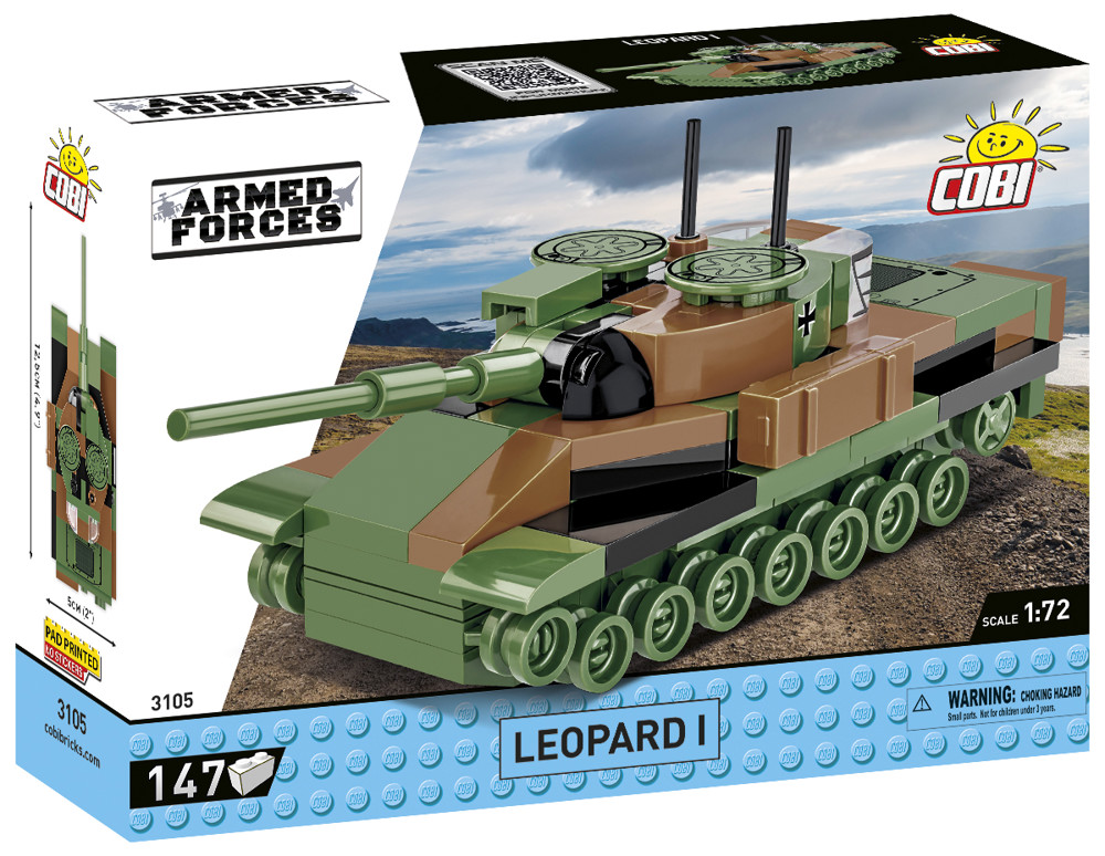 Immagine di Leopard I Panzer Baustein Set Armed Forces COBI 3105 VORBESTELLUNG Lieferung Ende KW24