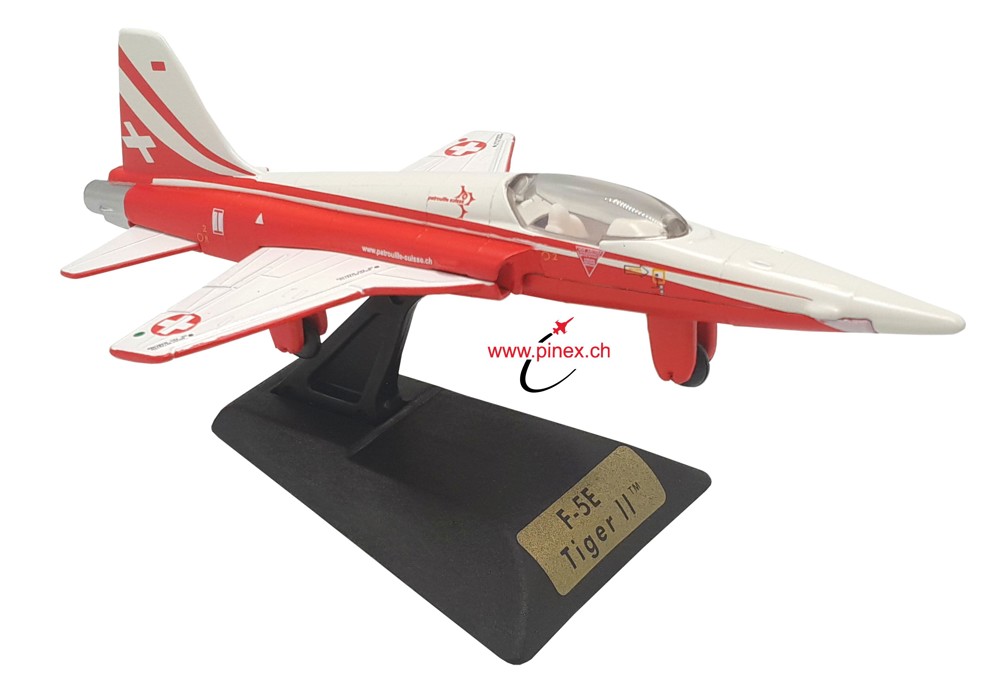 Immagine di Motormax Skywings Tiger F5e Patrouille Suisse Die-Cast Spielzeug Modell 