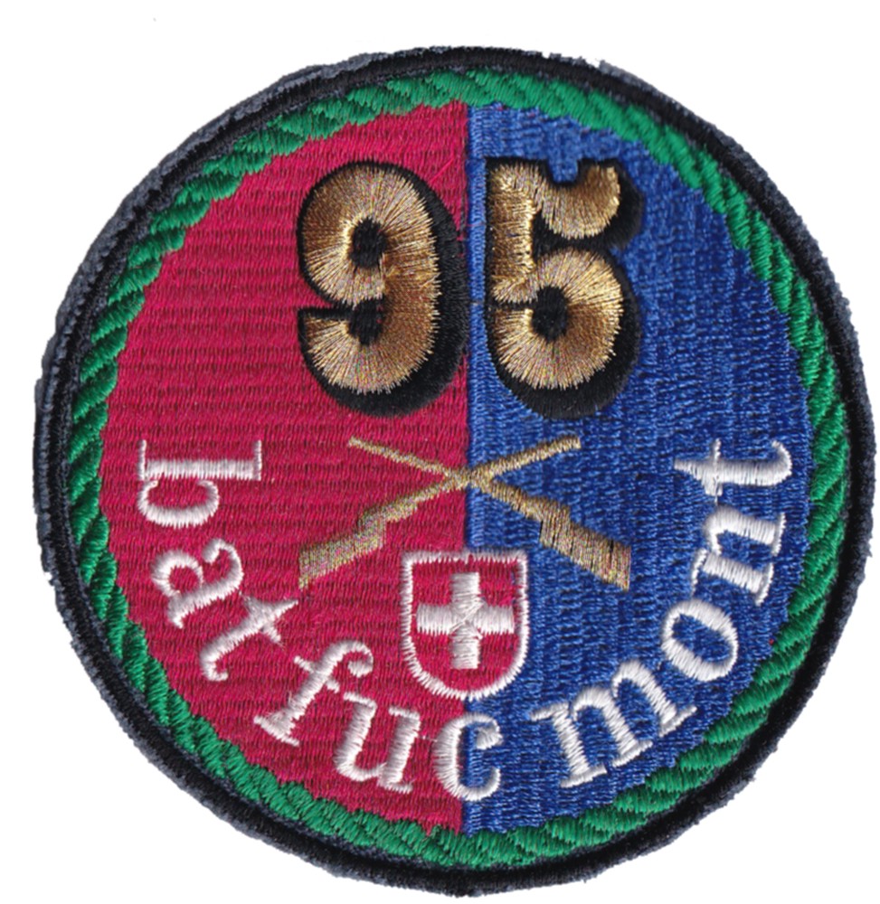 Bild von Bat Fuc Mont 95 grün Armee 95 Badge