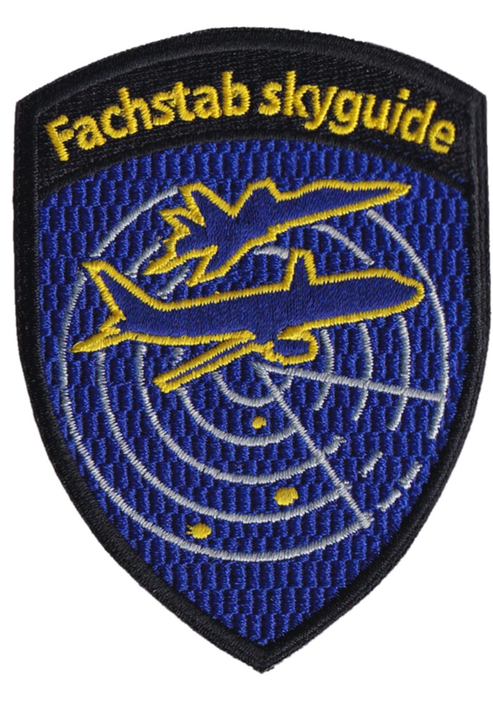 Bild von Fachstab Skyguide Badge mit schwarzem Banner