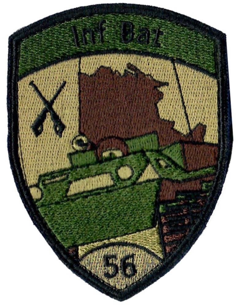 Bild von Inf Bat 56 Infanterie-Bat 56 gold, mit Klett