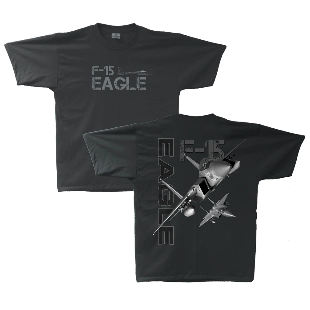 Bild von F-15 Eagle Jet T-Shirt grau