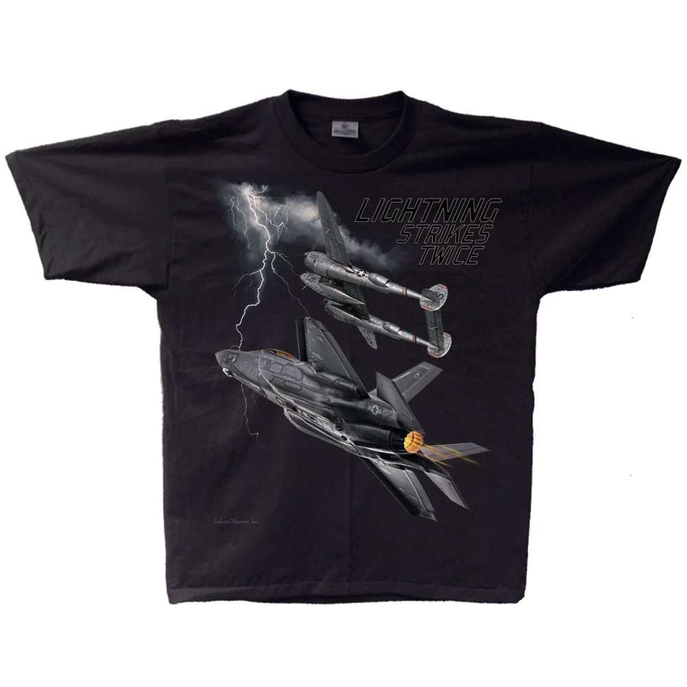 Bild von Lightning Strikes Twice T-Shirt