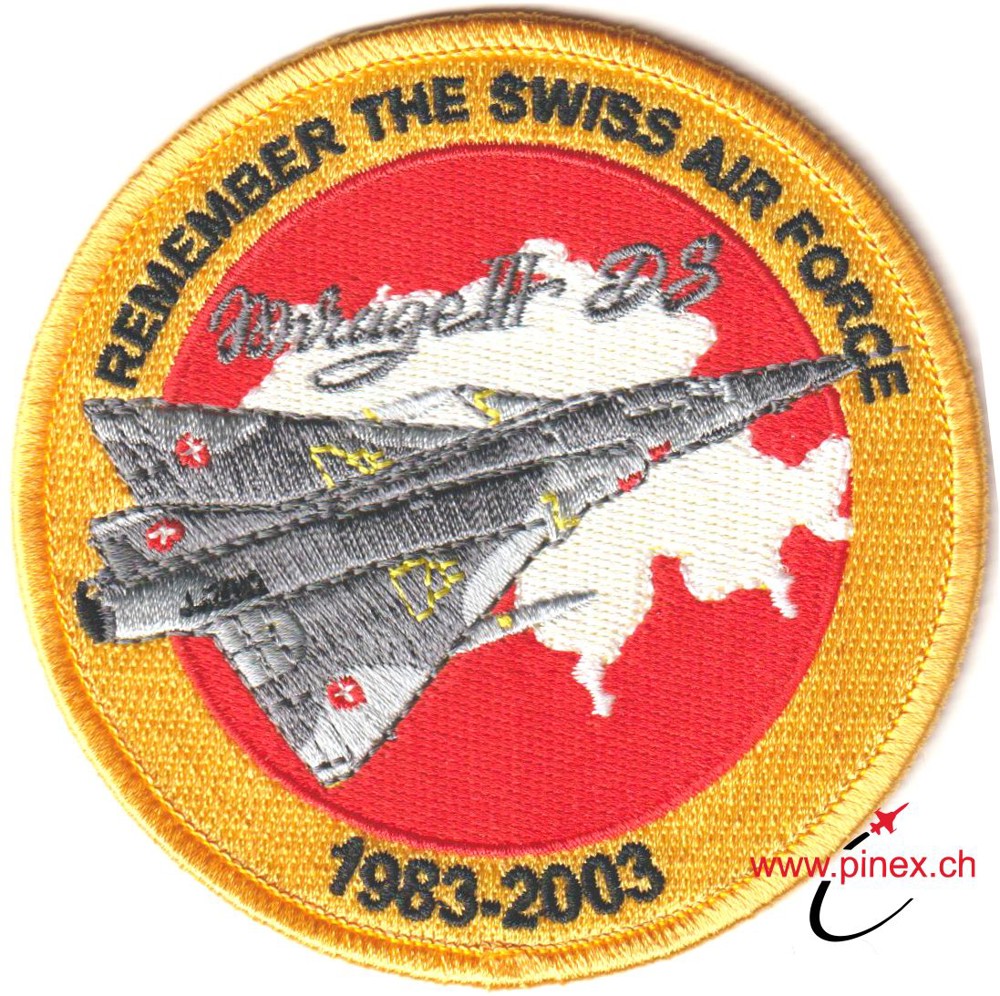 Bild von Mirage 3 DS (Doppelsitzer) Patch Remember the Swiss Air Force