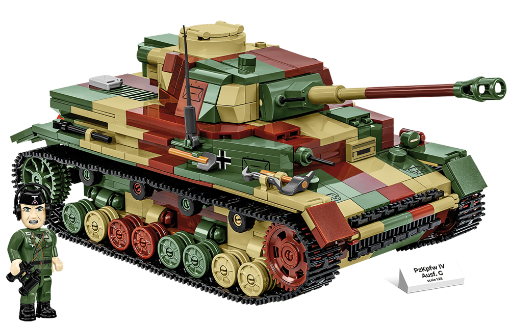 Bild von Panzer Kampfwagen IV Ausf. G Deutsche Wehrmacht Baustein Bausatz WWII COBI 2592 Historical Collection WWII