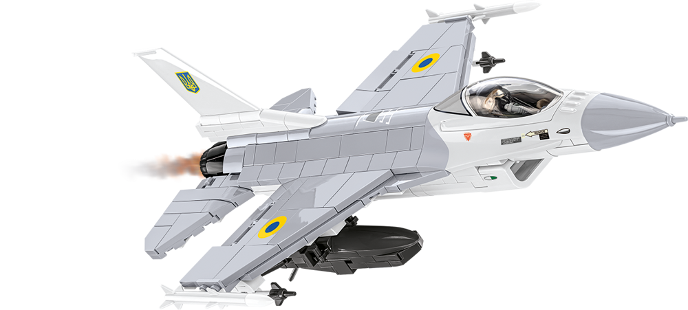 Bild von F-16 AM Fighting Falcon Kampfflugzeug Ukraine Bausatz Armed Forces COBI 5893