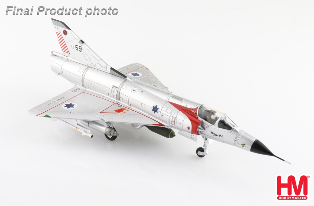 Picture of Mirage III CJ "first shahak kill" IAF Metallmodell 1:72 Hobby Master HA9801