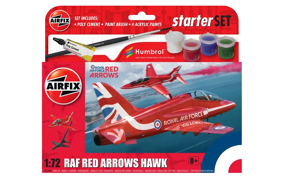 Bild von Hawk T.Mk.1 Red Arrows RAF Plastikbausatz Airfix Beginner Starter Set Leicht