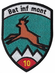Picture of Bat inf mont 10 rot ohne Klett