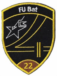 Picture of FU Bat 22 braun Armee Abzeichen ohne Klett
