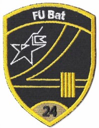 Picture of FU Bat 24 gold Armeebadge ohne Klett