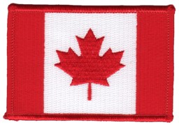 Bild von Canada Flagge stoffaufnäher