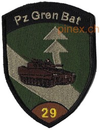 Bild von Pz Gren Bat 29 Panzergrenadierbataillon 29 braun mit Klett