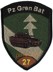 Bild von Badge Panzer Grenadier Bat 27 braun mit Klett
