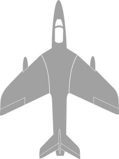 Image de Autocollant Hawker Hunter pour voiture