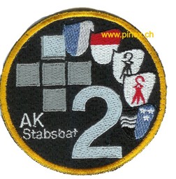 Bild von AK Stabsbat 2 Armeekorps Stabsbataillon Abzeichen Schweizer Armee