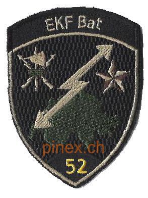 Immagine di EKF Bataillon 52 schwarz mit Klett 