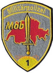 Bild von Militärpolizei MOB 1 gelb ohne Klett