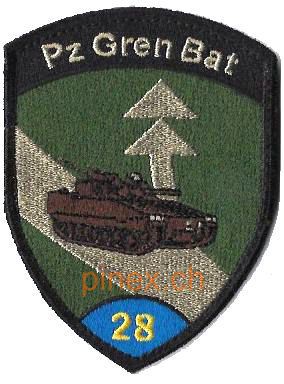 Picture of Pz Gren Bat Panzergrenadier Bataillon 28 blau mit Klett