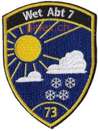 Bild von Wetter Abt 7-73 dunkelblau  Badge ohne Klett 