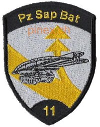 Picture of Pz Sap Bat 11 Panzersappeurbataillon 11 schwarz ohne Klett