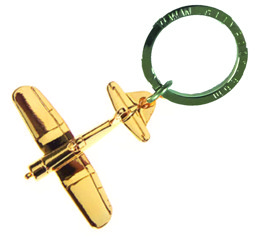 Bild von Corsair F4U Schlüsselanhänger Gold
