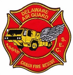 Bild von Delaware Air Guard Feuerwehrbadge  100mm