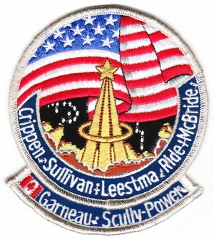 Image de STS 41G Crew Abzeichen Shuttle Mission 41