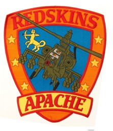Bild von Apache Red Skins Abzeichen large 