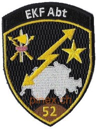 Bild von EKF Abt 52 braun Badge ohne Klett