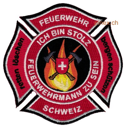 Immagine di Feuerwehr Schweiz Badge Abzeichen