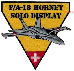 Bild von F/A-18 Hornet solo display  gelb