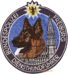 Bild von Bundespolizei Freiburg Diensthundführer Polizei Abzeichen
