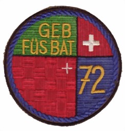 Picture of Geb Füs Bat 72   Rand blau