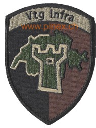 Bild von Vtg Infra Armeeabzeichen mit Klett