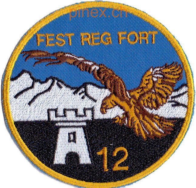 Bild von Fesungsregion 12 Reg Fort 12 Armée Suisse Badges