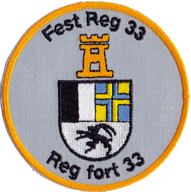 Image de Festungsregion 33, Reg fort 33 Badge