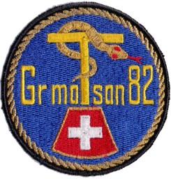 Bild von Gr Mat San 82 Sani Badge Schweizer Armee