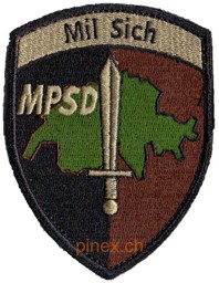Bild von Mil Sich MPSD mit Klett Militärpolizei Abzeichen