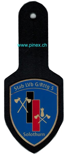 Picture of Stab LVb  Genie / Rettung 5 Solothurn Brusttaschenanhänger