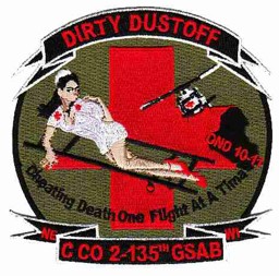 Bild von Dirty Dustoff Hubschrauber Patch