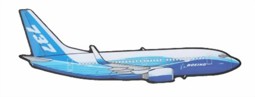 Bild von Boeing 737 Flieger Pin Anstecker