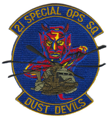 Immagine di 21th Special OPS Sq Dust Devils Patch blau