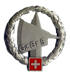 Bild von Grenzbrigade 5  Béret Emblem